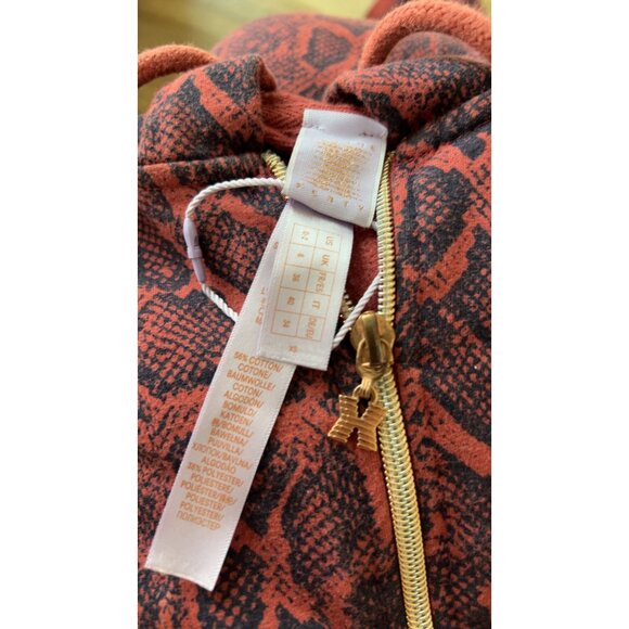 Savage X Fenty Forever Savage Hooded Onesie red rose gold size XS - Picture 4 of 9